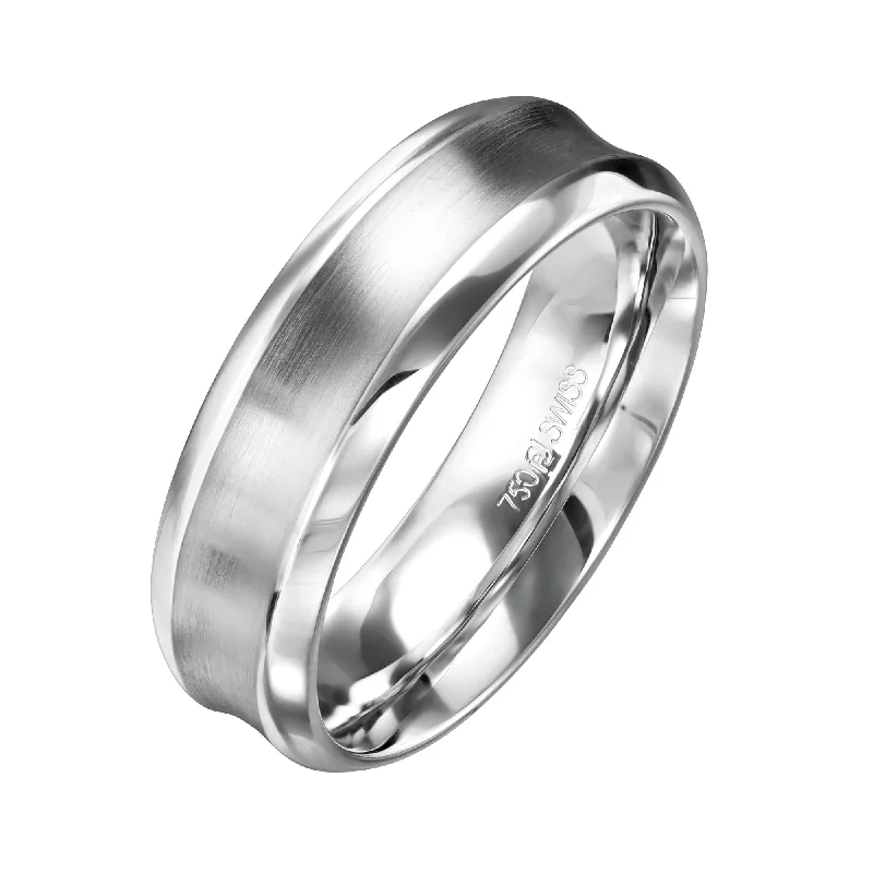 Furrer Jacot Palladium Men's Wedding Band