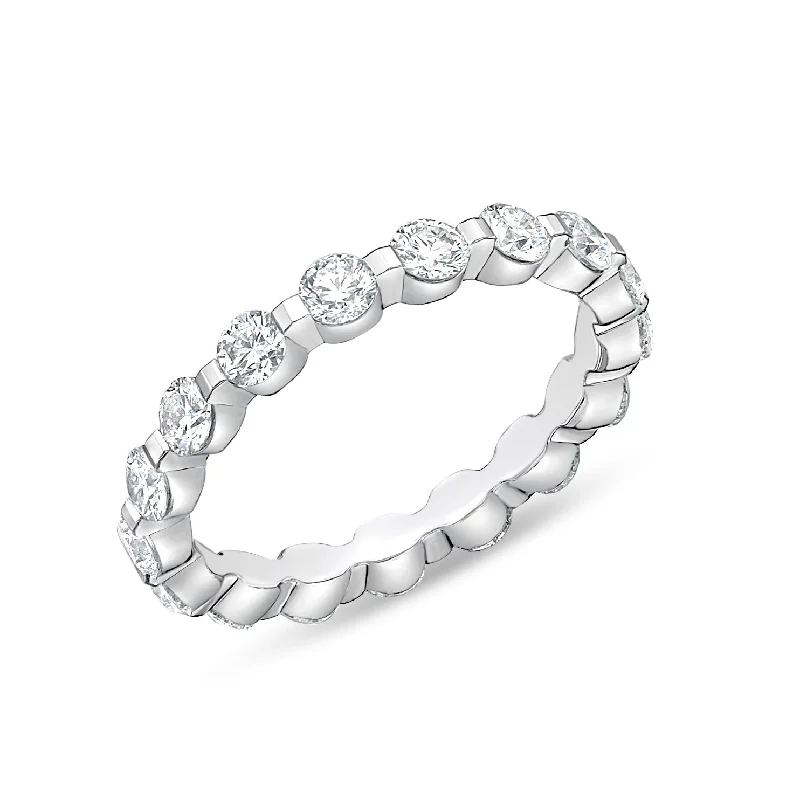 Memoire "Precious Prong" Diamond Eternity Band